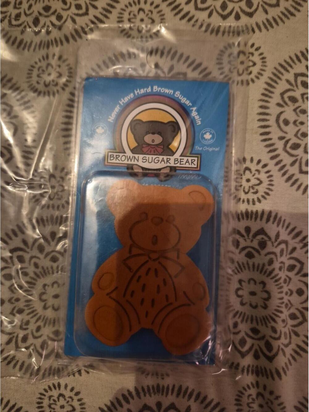 New nip Brown Sugar Bear softner kitchen aid teddy design